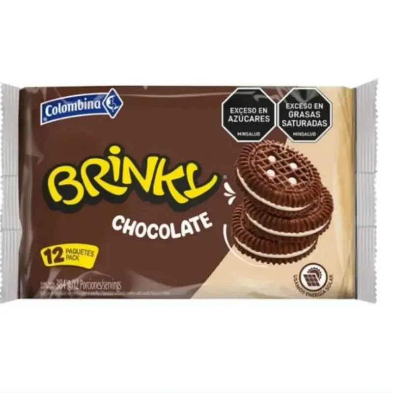 Galletas de chocolate -brinki(12unid)