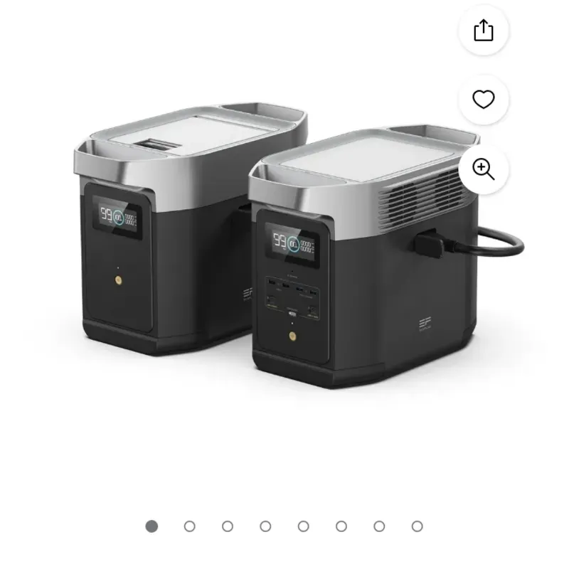 Ecoflow Delta 2(1024Wh) + Batería Extra