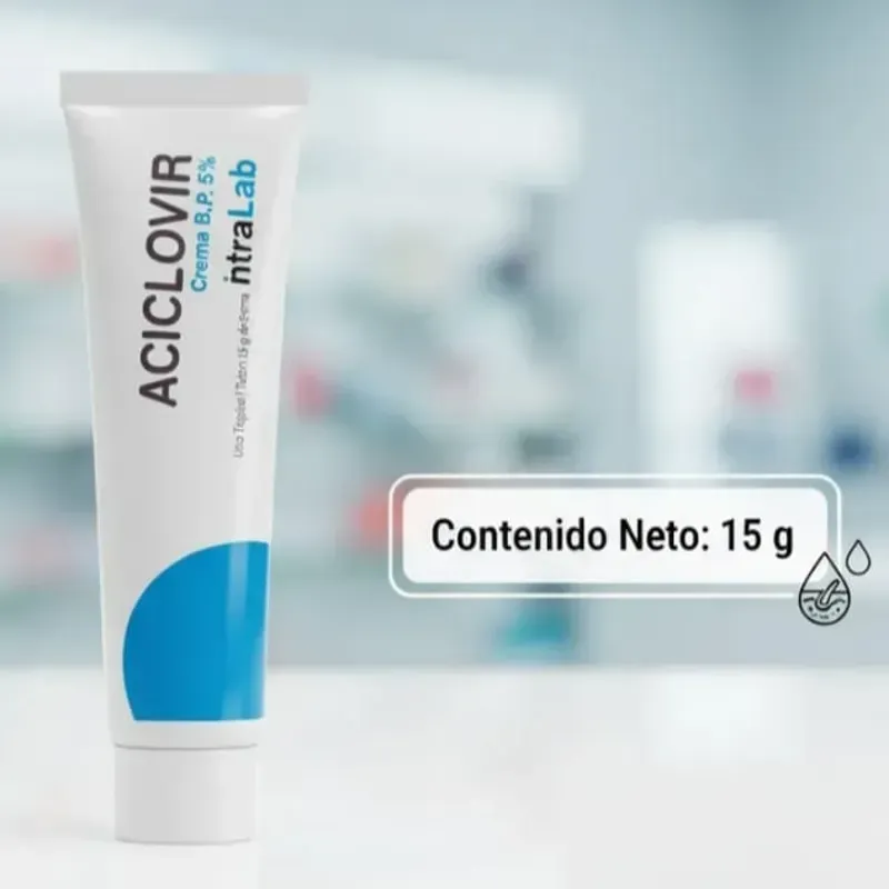  Aciclovir (5% de 15g)