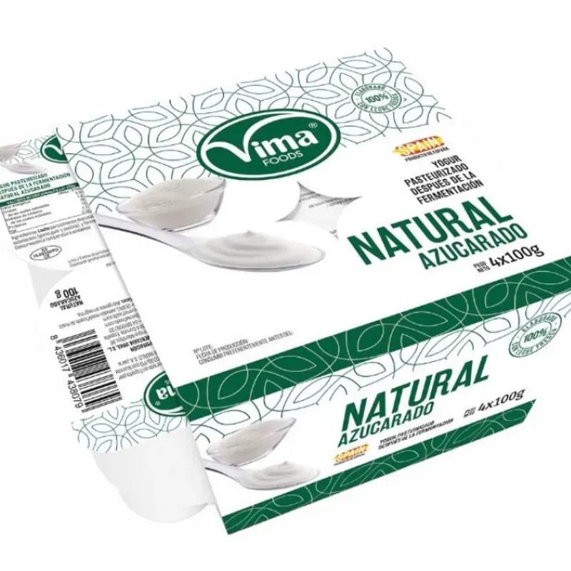 YOGOURT NATURAL AZUCARADO(SIN FRIO) 100 GR C/ 48U 1001768 PRECIO 0.45