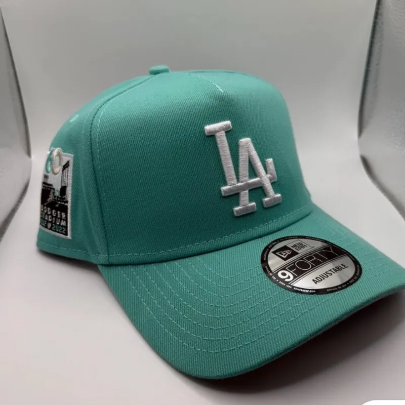 New Era 9FORTY Los Angeles Dodgers Adjustable Cap Mint Green White
