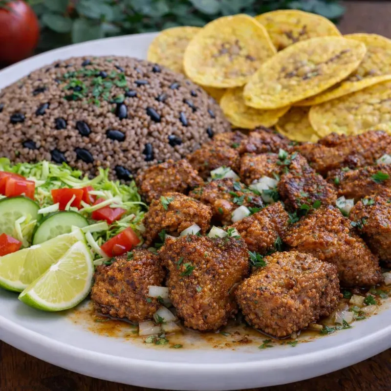 Masas de Cerdo Fritas con Congris