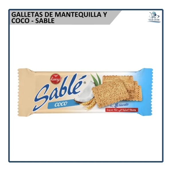 Galletas de Mantequilla y Coco - Sablé (42g)