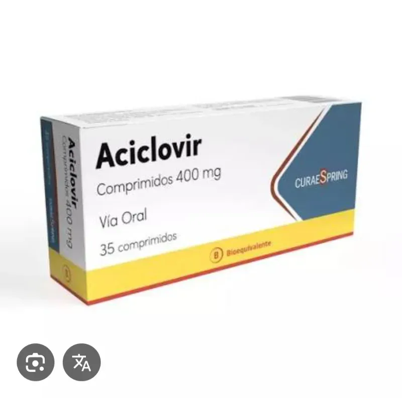 Aciclobir pastilla 400