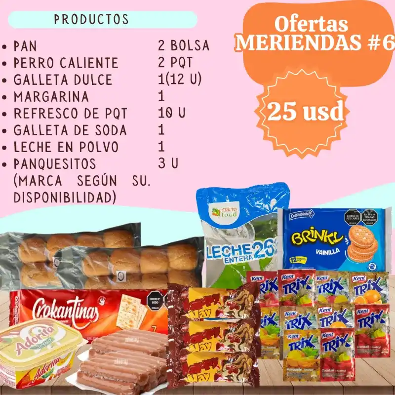 Oferta Merienda 6