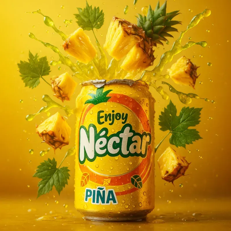 Lata de jugo de Piña
