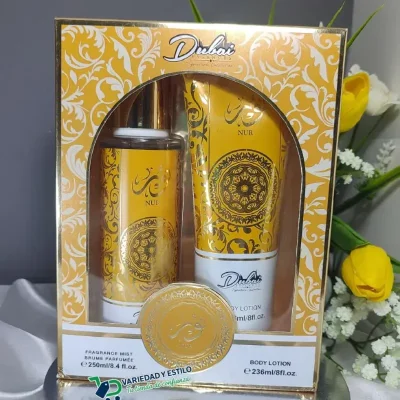 Set de colonia y crema