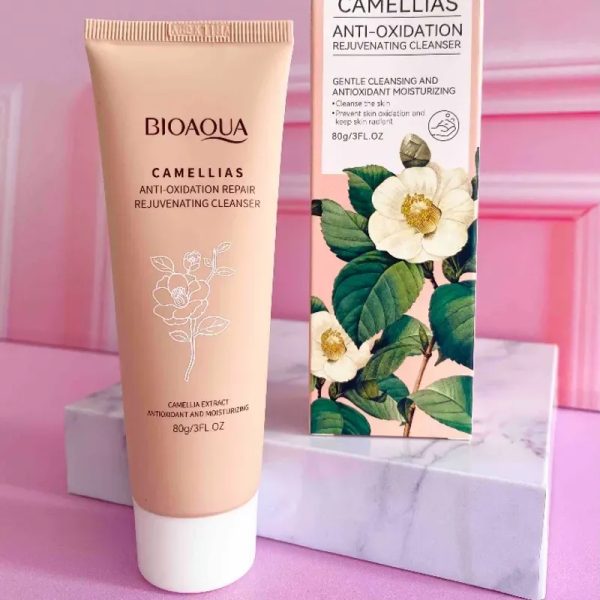 Limpiador facial de camelias