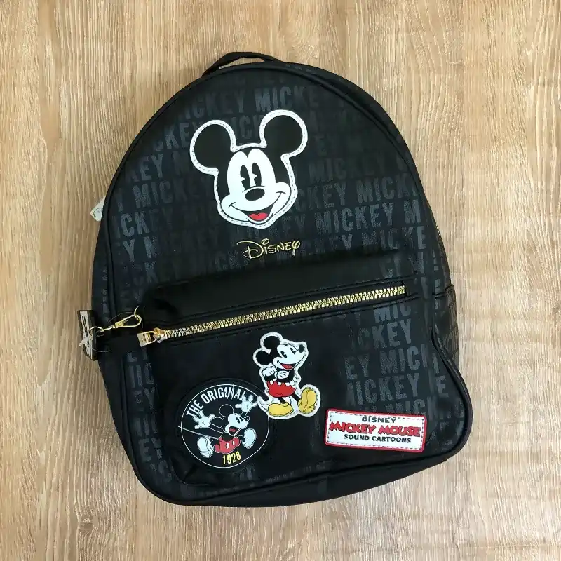 Mochila de Mickey Mouse color negro