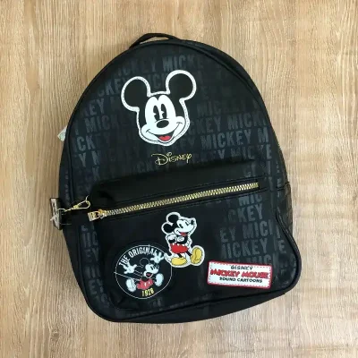 Mochila de Mickey Mouse color negro