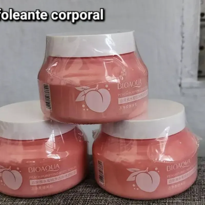 EXFOLEANTE CORPORAL BIOAQUA DURAZNO