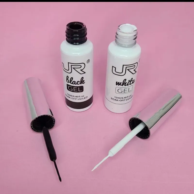 Linner Gel Blanco/Negro