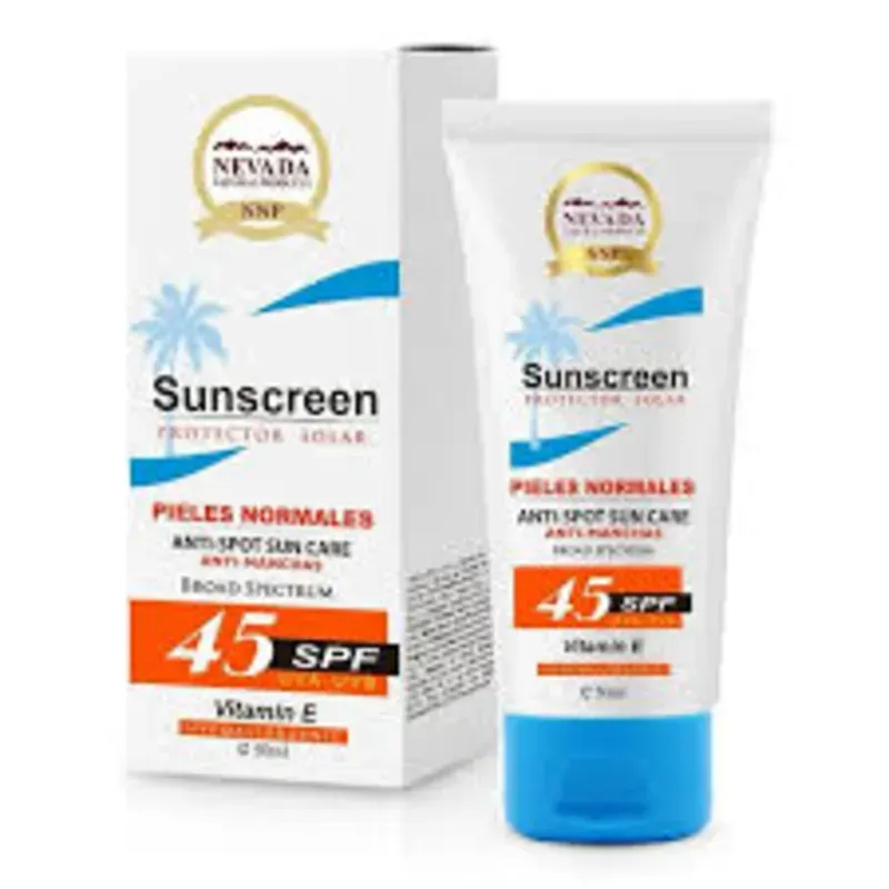 PROTECTOR SOLAR NEVADA 45 SPF ,100 ml
