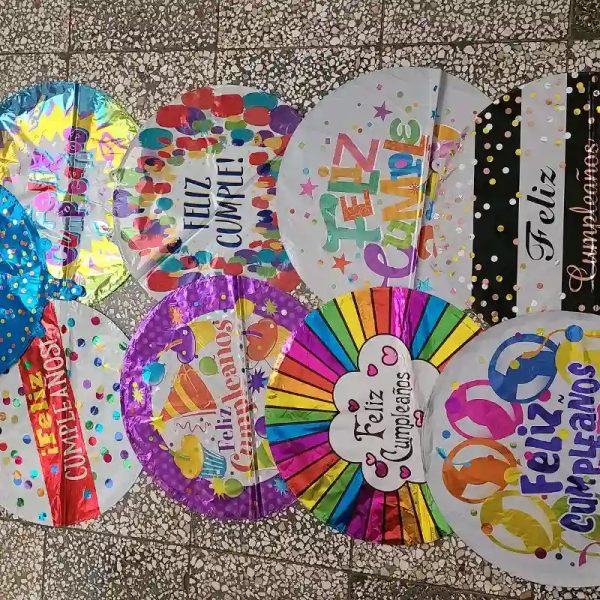 Globos  feliz cumpleaños