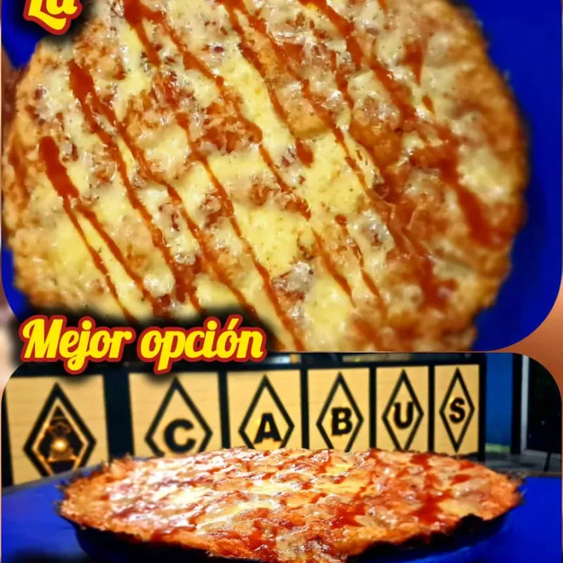 Pizza familiar de queso Gouda