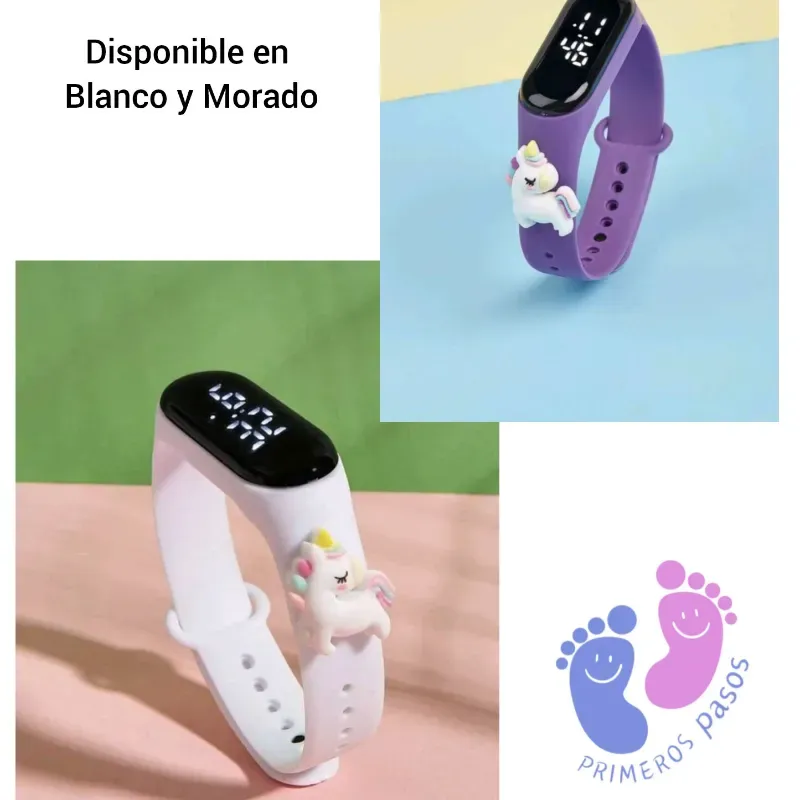Reloj digital unicornio