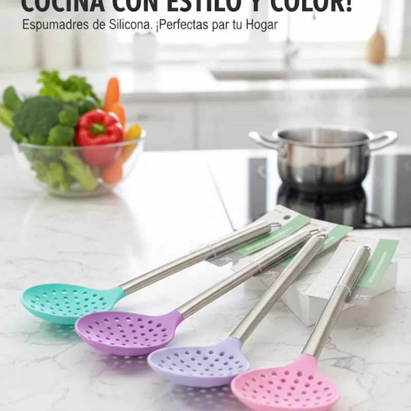 Espumadera de silicona