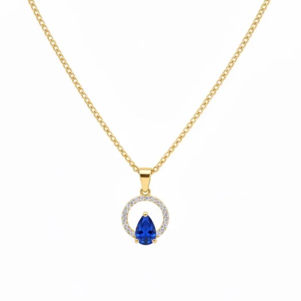 Cadena con dije de gema