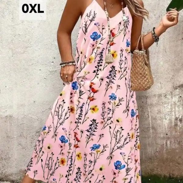 Vestido Rosa Flores