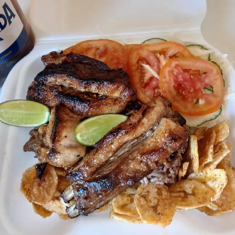 1Lb COSTILLAS FRITAS DE CERDO 