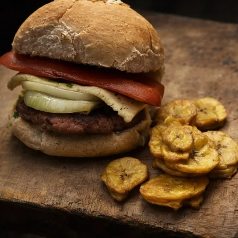 Hamburguesa con salchichas