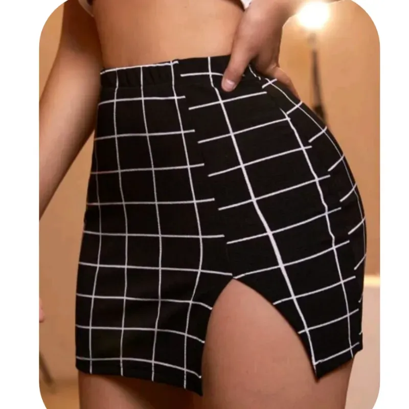 Saya de cuadros (ID 4)