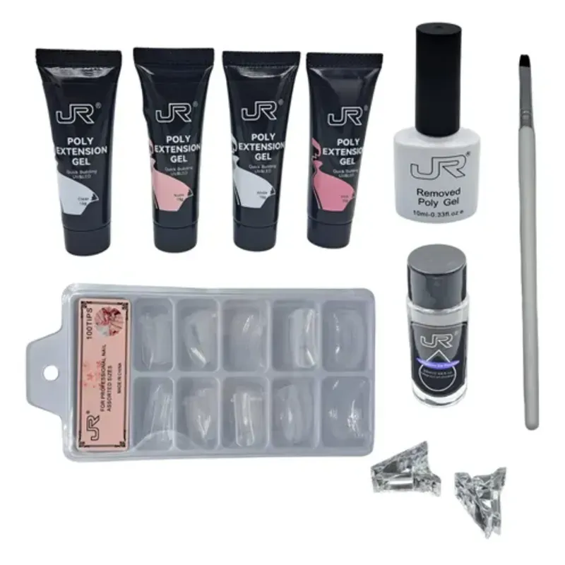 Kit Polygel marca JR 10 pcs