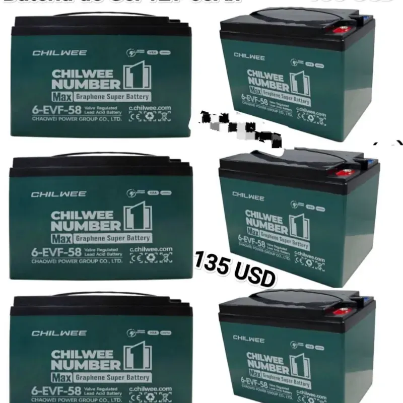 Baterías de gel para triciclos Rali nipon Onebot ✅️