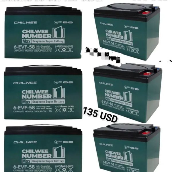 Baterías de gel para triciclos Rali nipon Onebot ✅️