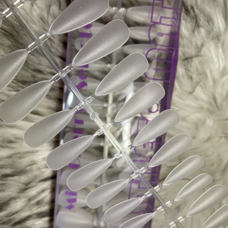 Tips Soft Gel Stiletto Matte