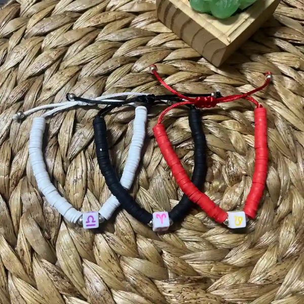 Pulseras de fimo con signos zodiacales