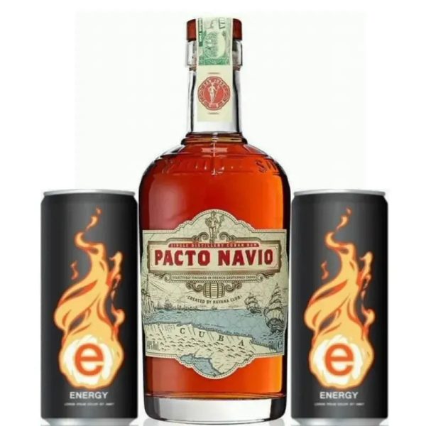 RON HAVANA CLUB PACTO NAVÍO + 2 ENERGIZANTES