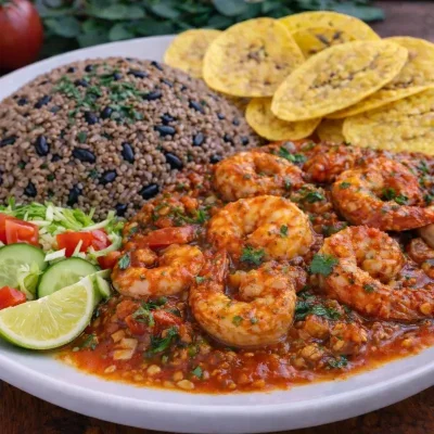 Camarones Enchilados mi Rancho con Congris