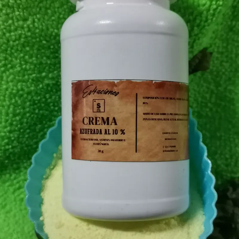 Crema Azufrada al 10 %