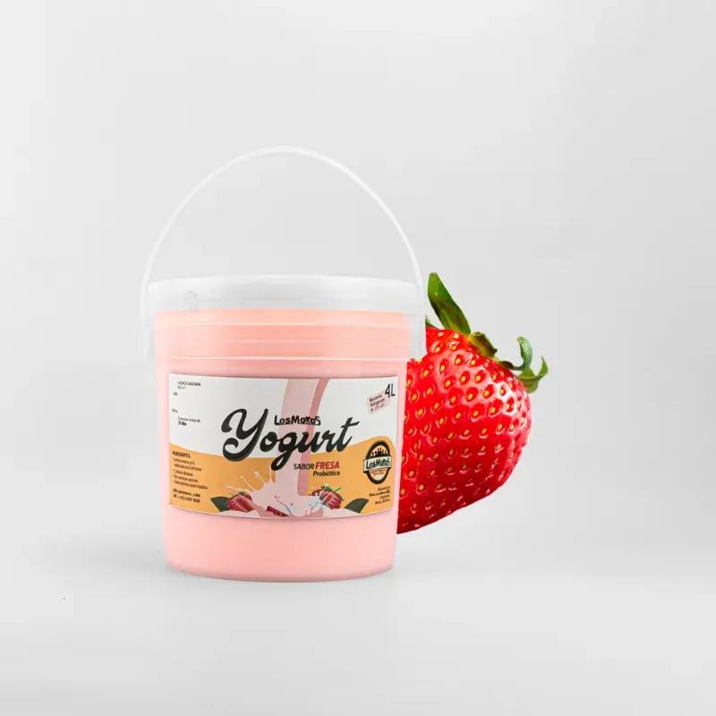 Yogurt Probiótico de Fresa 4L