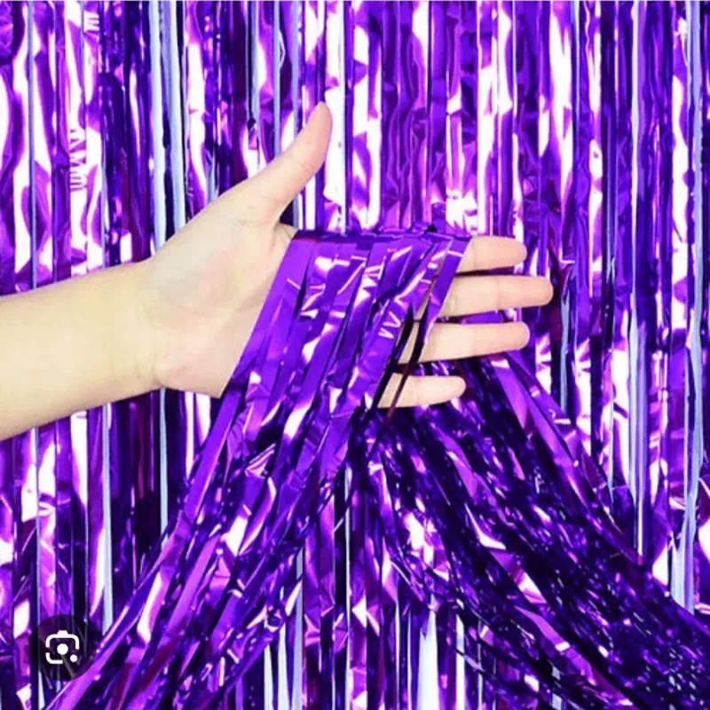 Cortina de lluvia morada