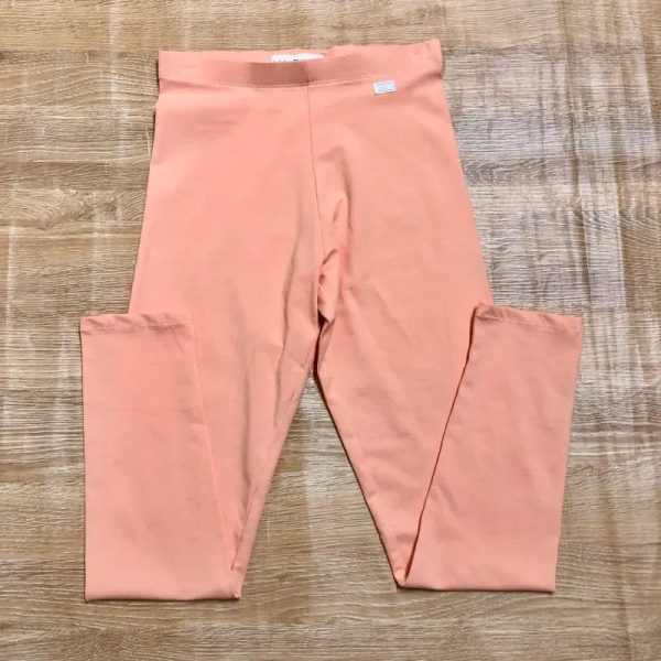 Leggins largas color naranja