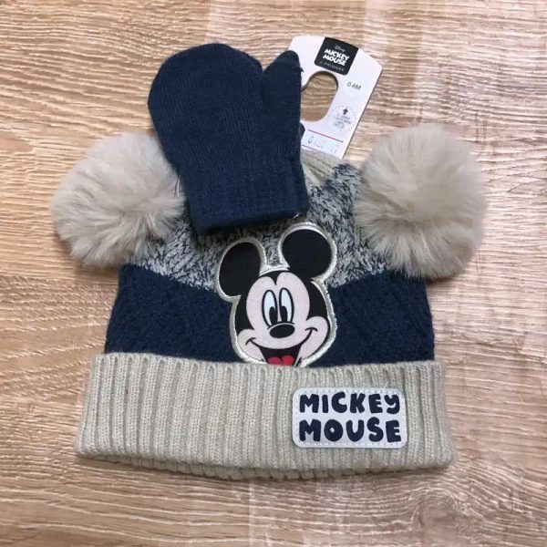 Set de gorro y guantes de Mickey Mouse