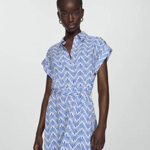 Vestido Camisero Lazo