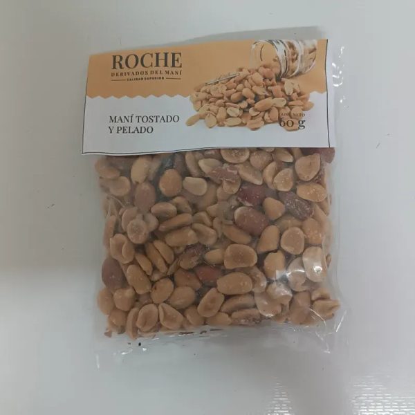 Maní natural tostado y pelado