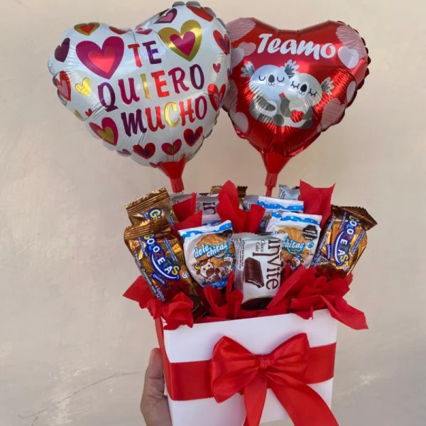 Regalo con 2 globos