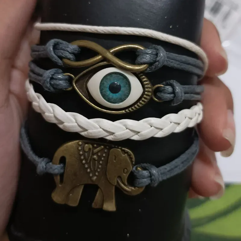 Pulsera combinada de la suerte