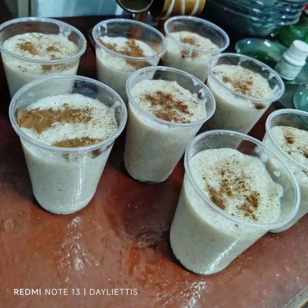 Arroz con leche condensada y candela ✨