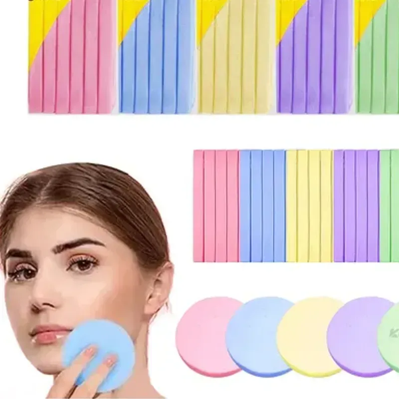Esponjas faciales comprimidas para limpieza y exfoliación