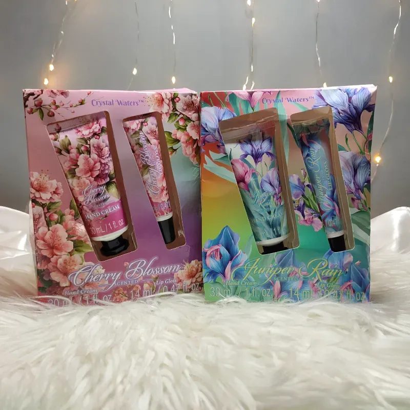 Brillo liso y crema de mano