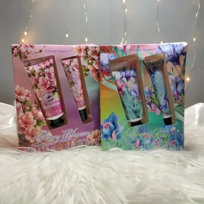 Brillo liso y crema de mano