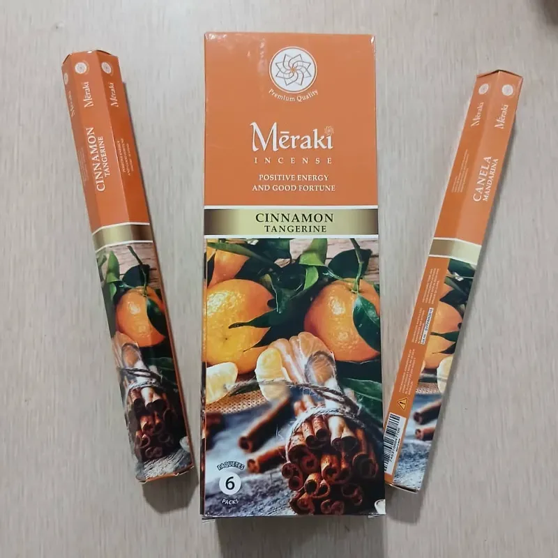 ‼️Estuche de 20 inciensos Canela-Mandarina‼️