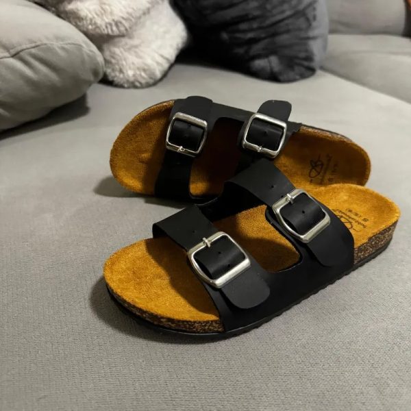 Sandalias prácticas negras