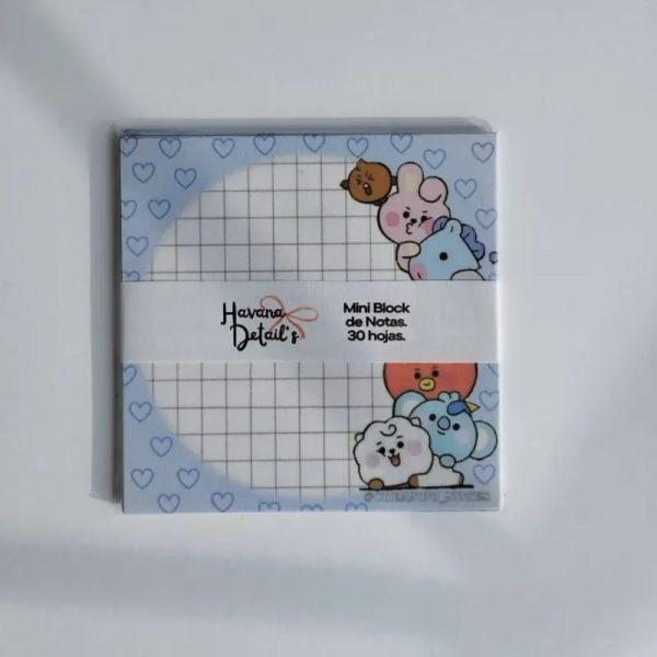 MINI BLOCK DE NOTAS BTS 2