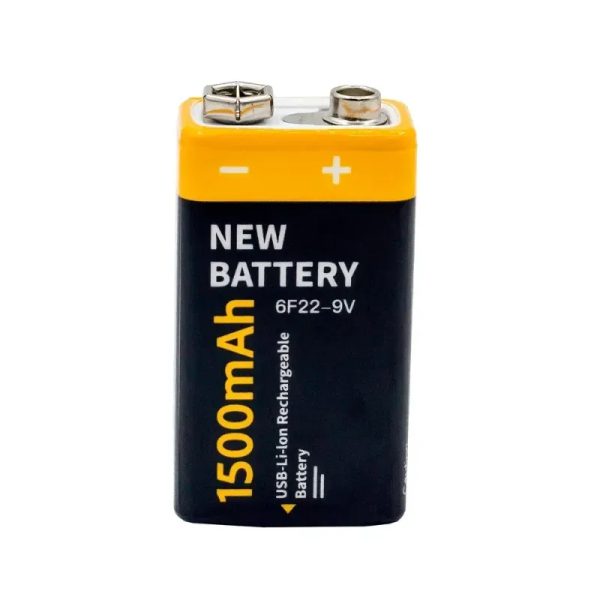 Batería 9V Recargable Litio 1500 mAh
